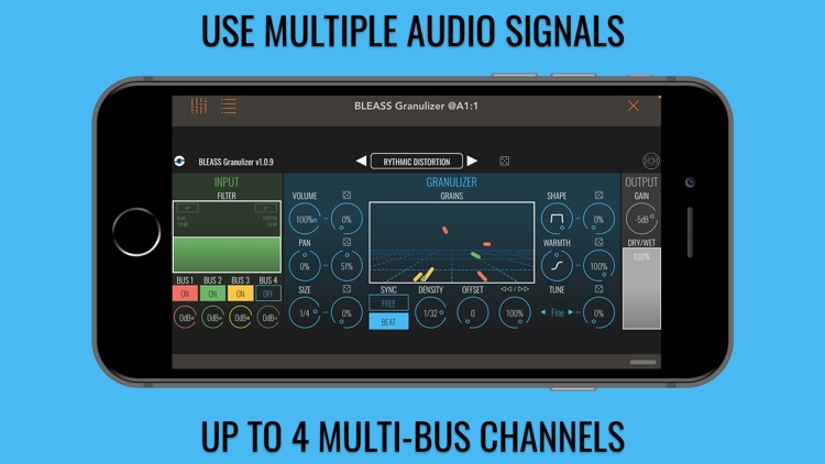 BLEASS Granulizer AUv3 Plugin