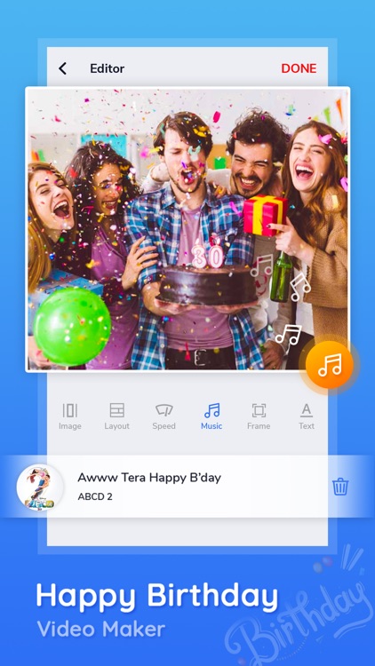 Easy Birthday Video Maker Song screenshot-6