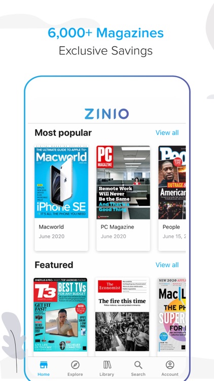 ZINIO - Magazine Newsstand screenshot-0