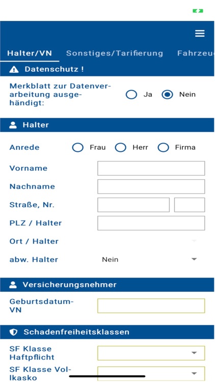 SFV Kfz-Tarif leicht gemacht