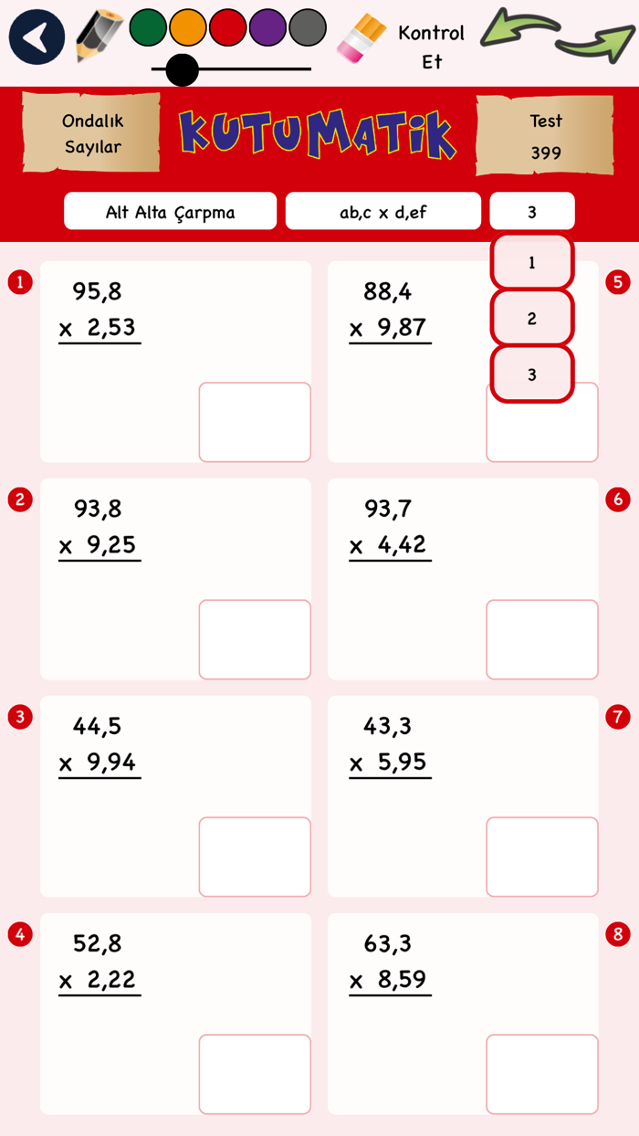 Kutumatik Temel İşlemler