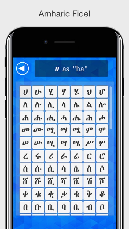 Amharic Alphabet Hahu Fidel By Brook Gebremedhin