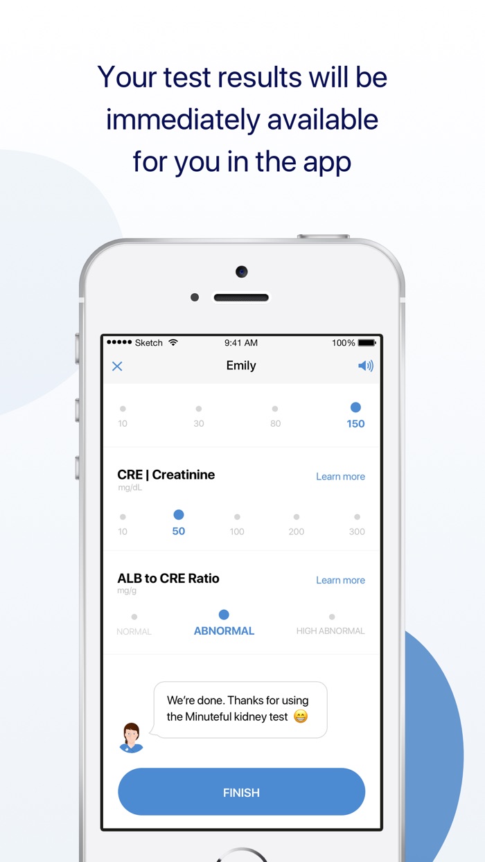 minuteful - kidney test
