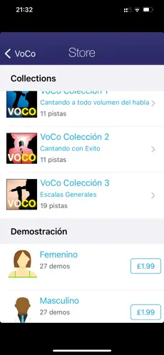 Immagine dello schermo 8 VoCo Vocal Coach iphone