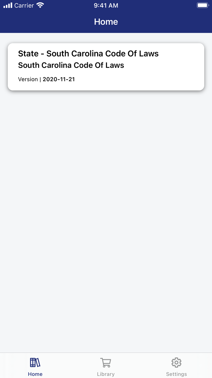 South Carolina Code of Laws