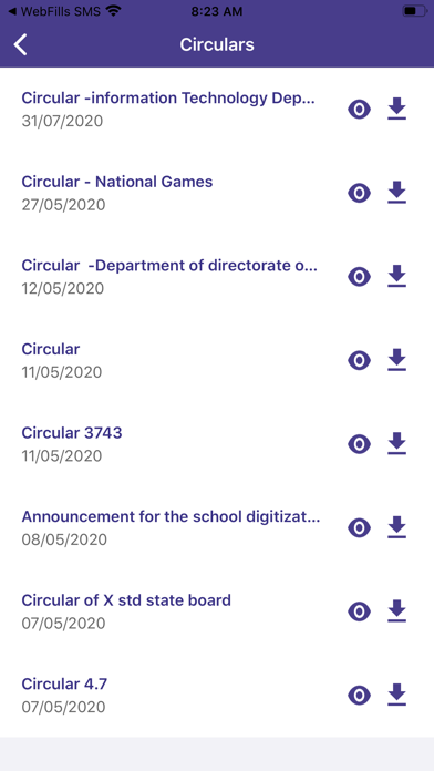 Teacher App-WebFills SMS screenshot 3