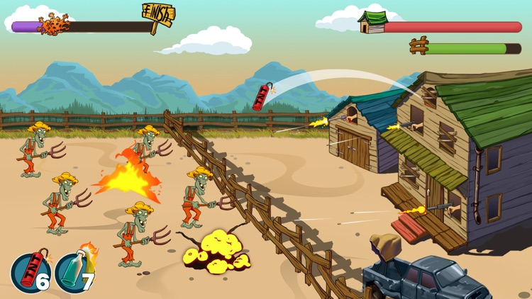 Zombies Ranch. Defense games screenshot-0