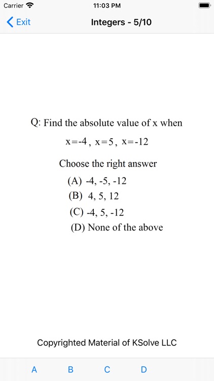 Integers For Pre-Algebra screenshot-6