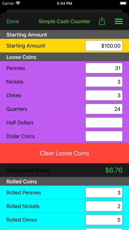Simple Cash Counter screenshot-4