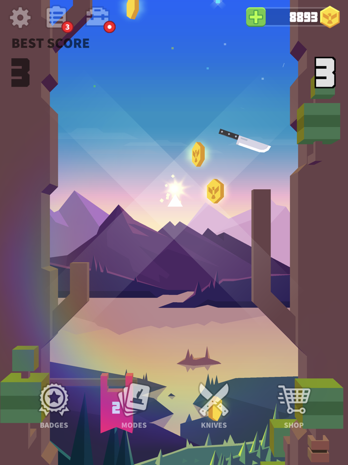 Flippy Knife 命中目標