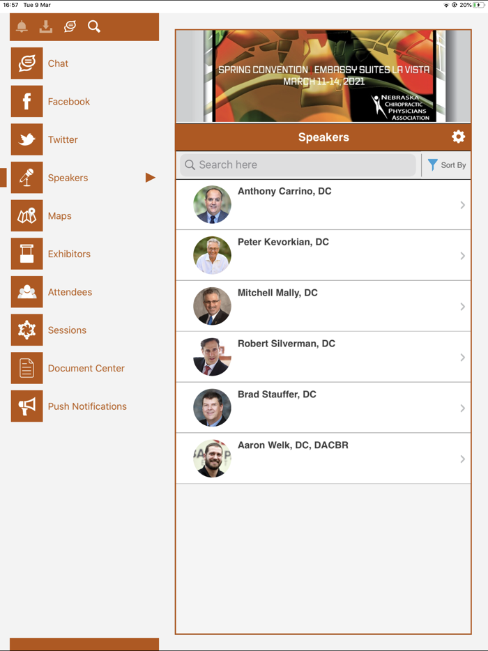 NCPA Mobile Event App