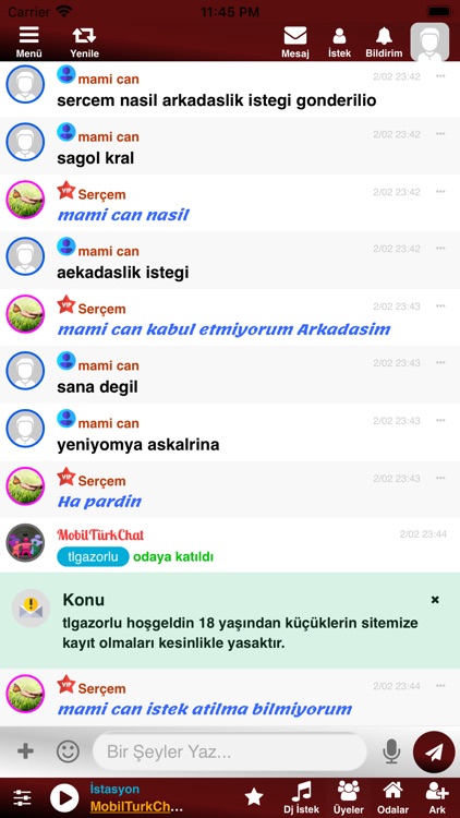 Mobil Turk Chat