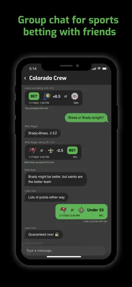 Game screenshot BetBuds - Betting Group Chat mod apk