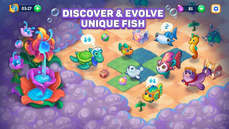 Sea Merge! fish aquarium games screenshot-3