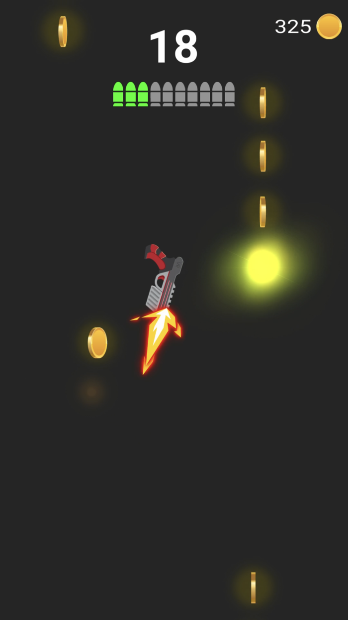 Space Gun Jump Flip Simulator