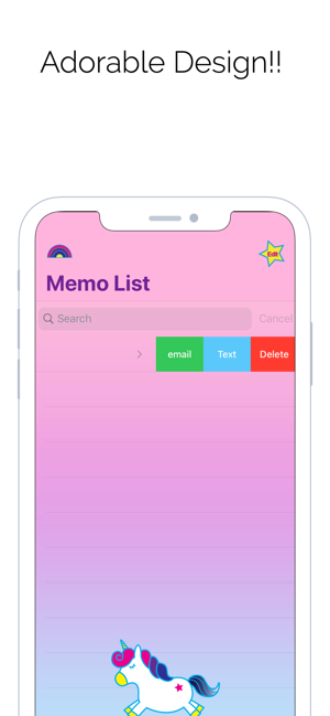 Unicorn Memo - Notepads, Diary(圖5)-速報App