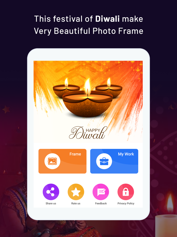 Diwali Photo Editor Frame