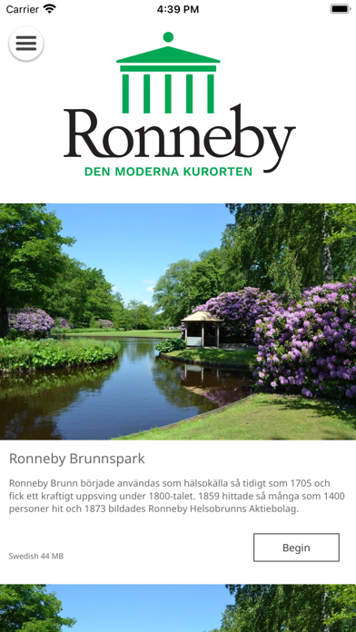 How to cancel & delete Guidade vandringar - i Ronneby from iphone & ipad 1