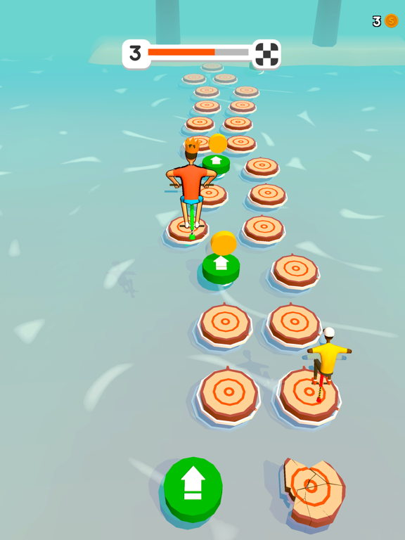 Pogo Race 3D! screenshot 4
