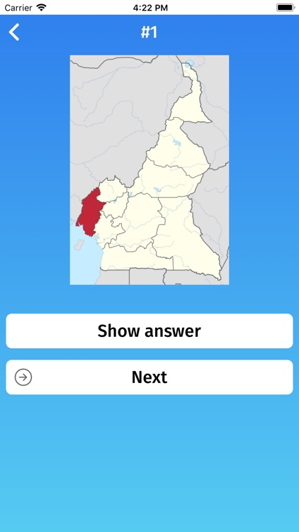 Cameroon: Regions Quiz Game screenshot-4