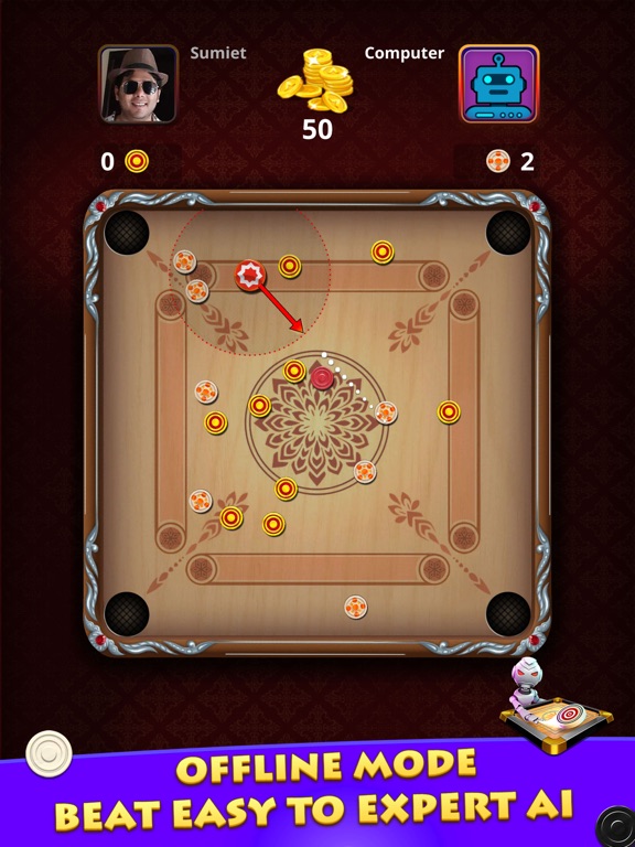 World Of Carrom :3D Board Game screenshot 4