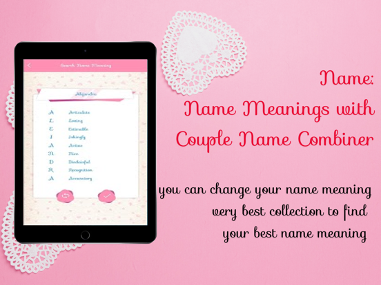 Naming: Name Meaning, Combiner screenshot 2