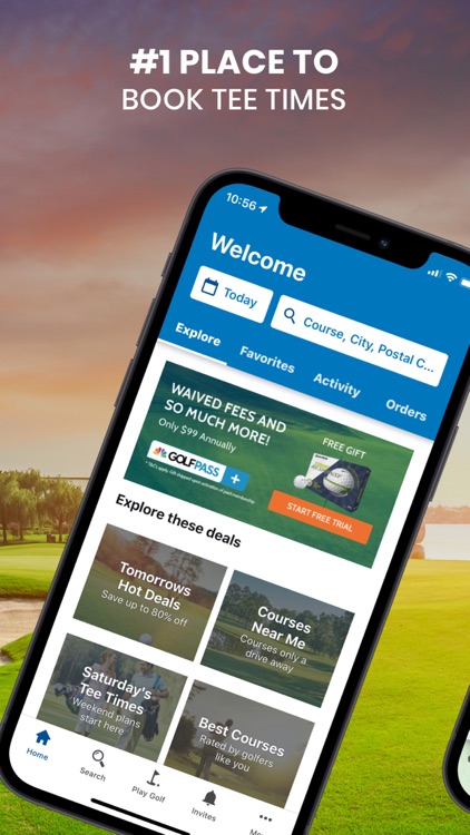GolfNow Book TeeTimes Golf GPS