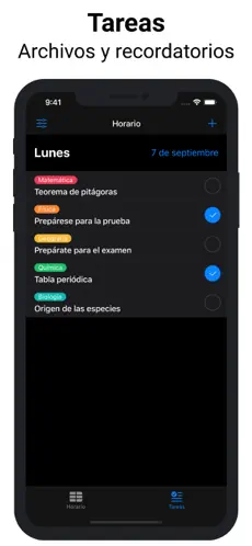 Captura 7 Horario - Smart Timetable iphone