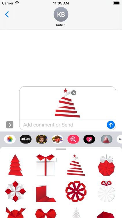 Christmas Origami - Fx Sticker screenshot-3