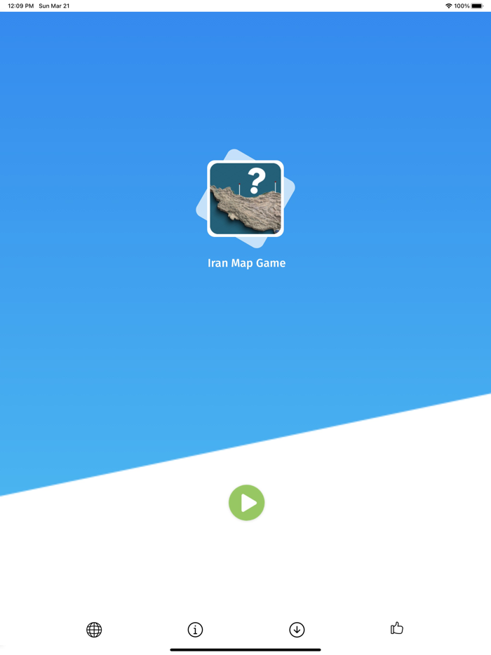 Iran Provinces Map Quiz Game