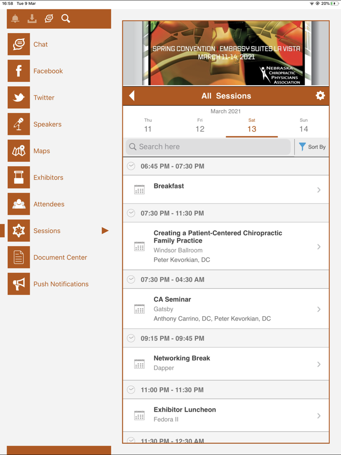 NCPA Mobile Event App