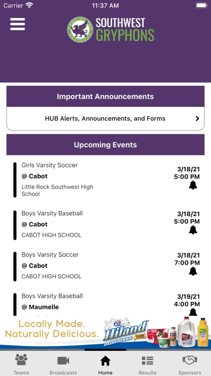Southwest Gryphons Athletics