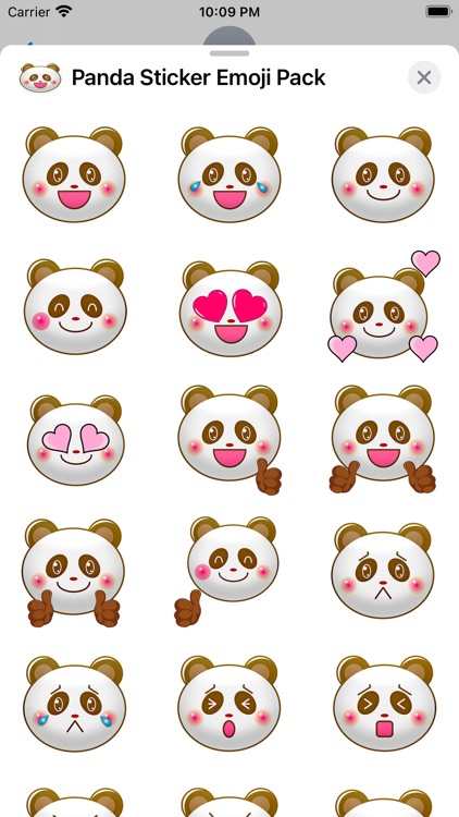 Panda Sticker Emoji Pack