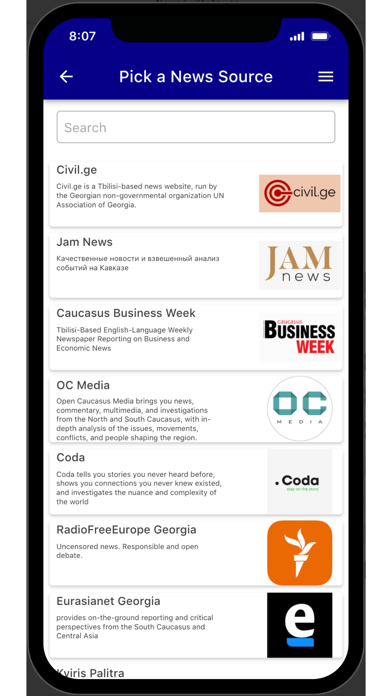 App preview