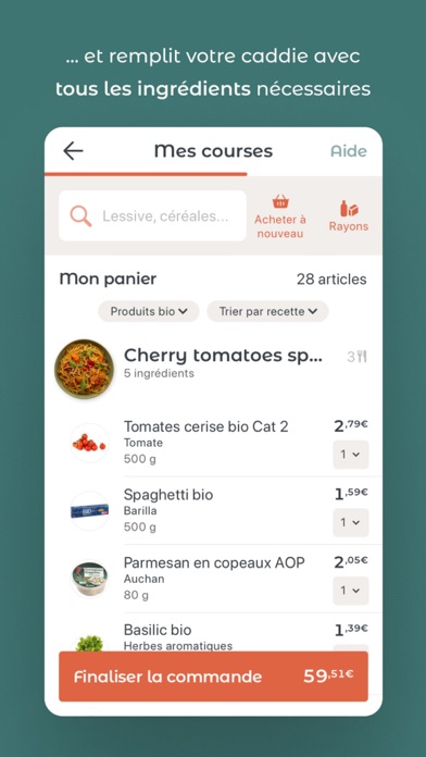 JOW - Recettes et courses JOW - Recettes et courses
