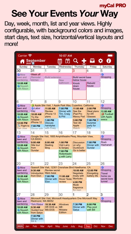 Events & Diary: myCal PRO
