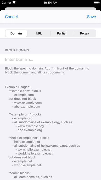 Domain & URL Blocker