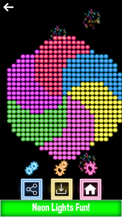 Lite-Brite Numbers Retro Art screenshot-5