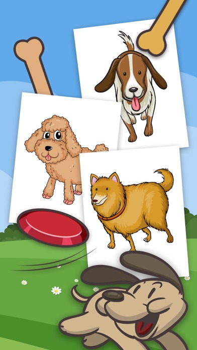 How to cancel & delete Coloring pages book paint dogs puppies - educational games children from iphone & ipad 4