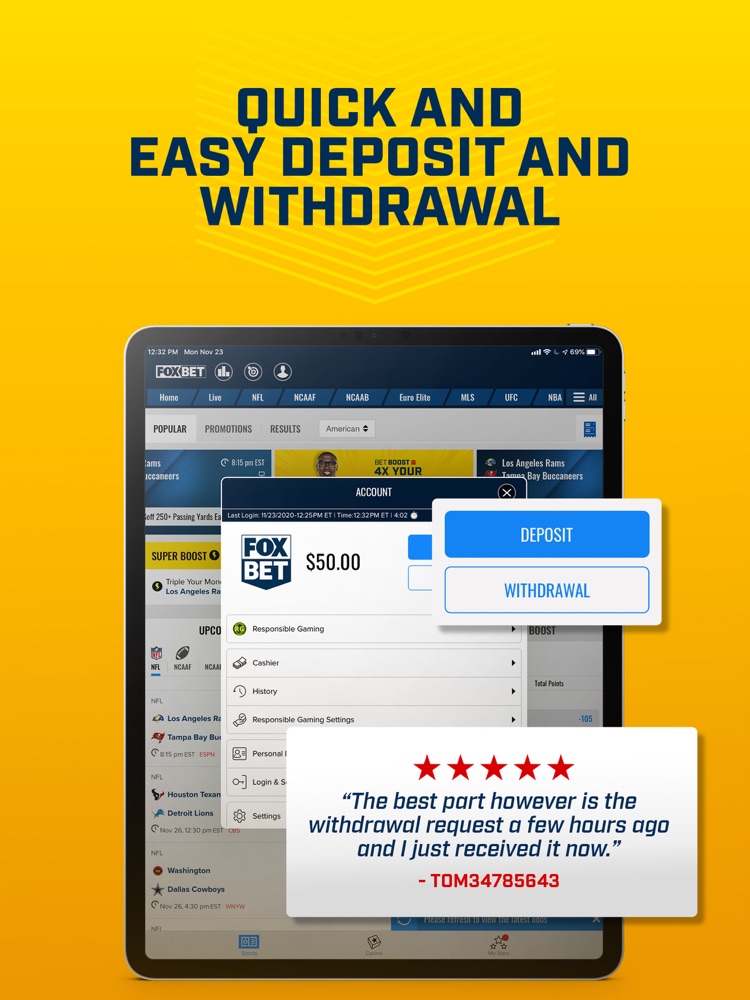 FOX Bet Sportsbook Colorado App for iPhone Free Download FOX Bet