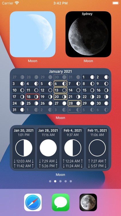 Moon Phases and Lunar Calendar screenshot-3