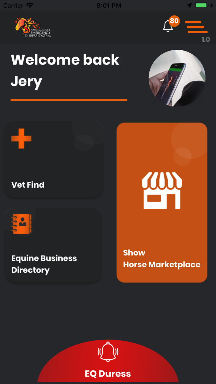 Equine Emergency Duress System