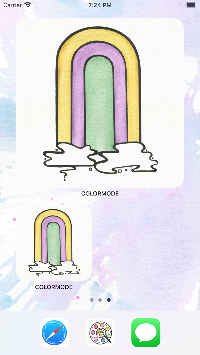 COLOR MODE - YOUR MOOD WIDGET