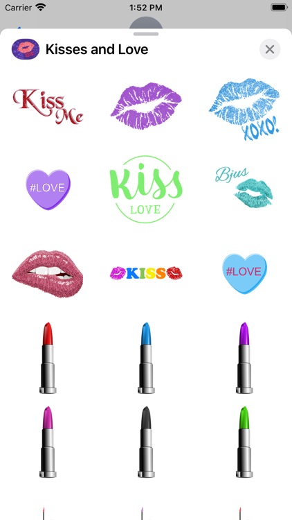 Kisses and Love Stickers screenshot-3