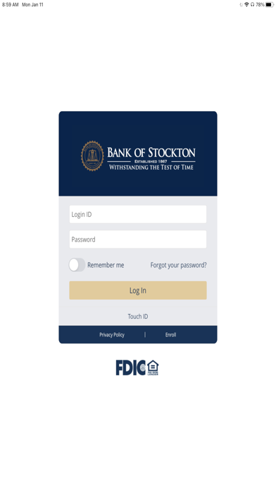How to cancel & delete Bank of Stockton Mobile from iphone & ipad 1