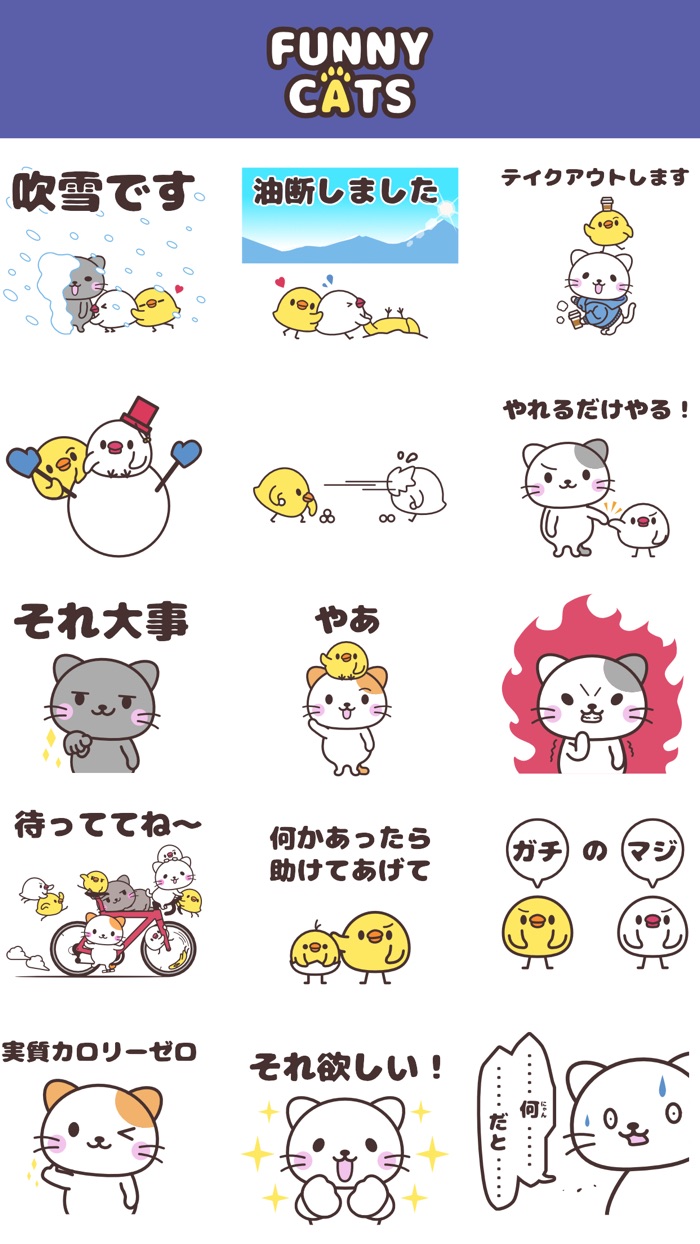 にゃんこステッカー【 スペシャル 】