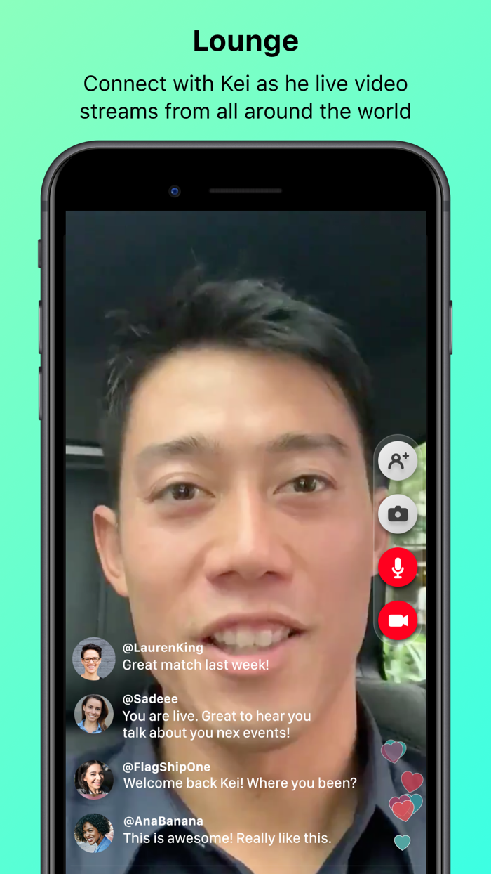 Kei Nishikori Official App