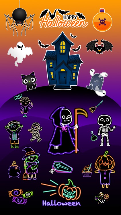 Macabre Halloween Stickers