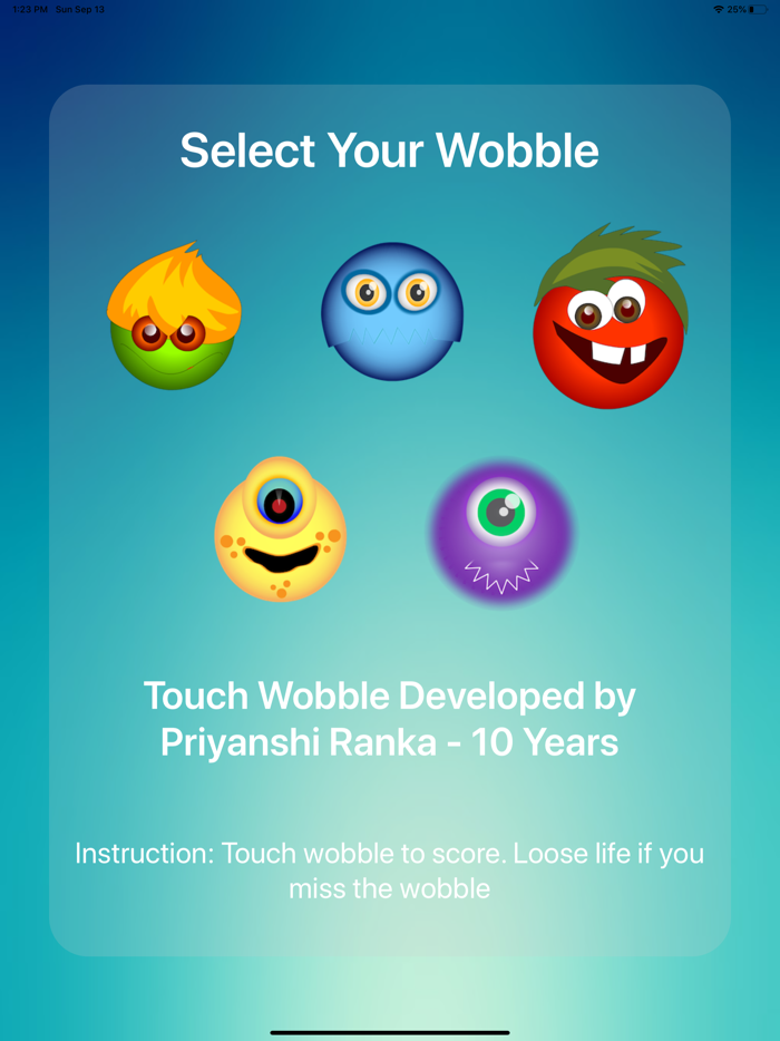 Touch Wobble