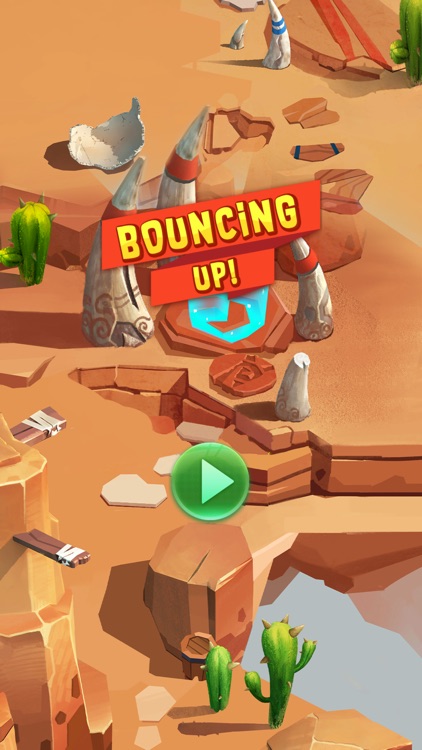 Bouncing up-Collect gems